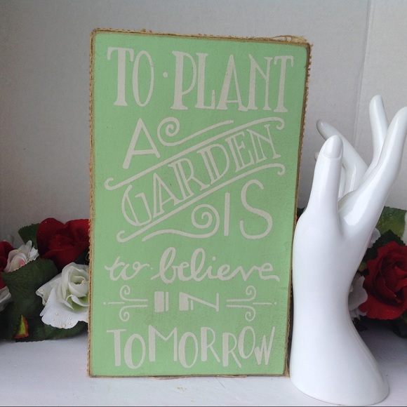 Garden Sign, Wooden Art Designs by Kathy